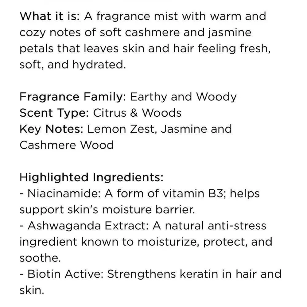 Rare Beauty Body & Hair Mist